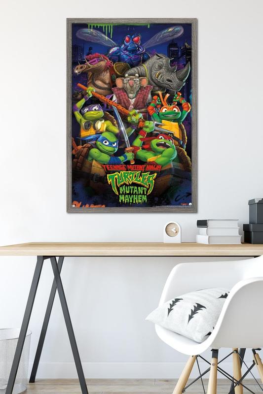 Pôster de parede Trends Teenage Mutant Ninja Turtles 34x22cm